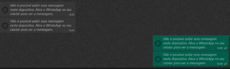 Screenshot: WhatsApp Windows